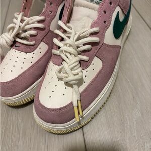 Nike Air Force 1 Rose and Cream Sneakers